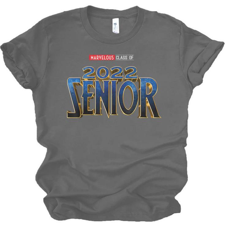 Class Of 2022 Senior Retro Movie Marvelous Graduation Grad Unisex Jersey T-Shirt