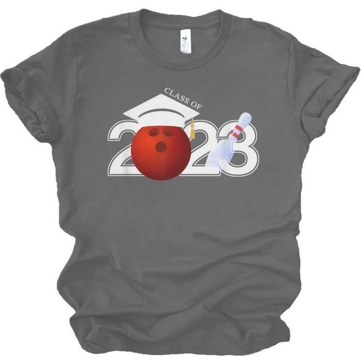 Class Of 2023 Graduation For Him Her Bowling Unisex Jersey T-Shirt