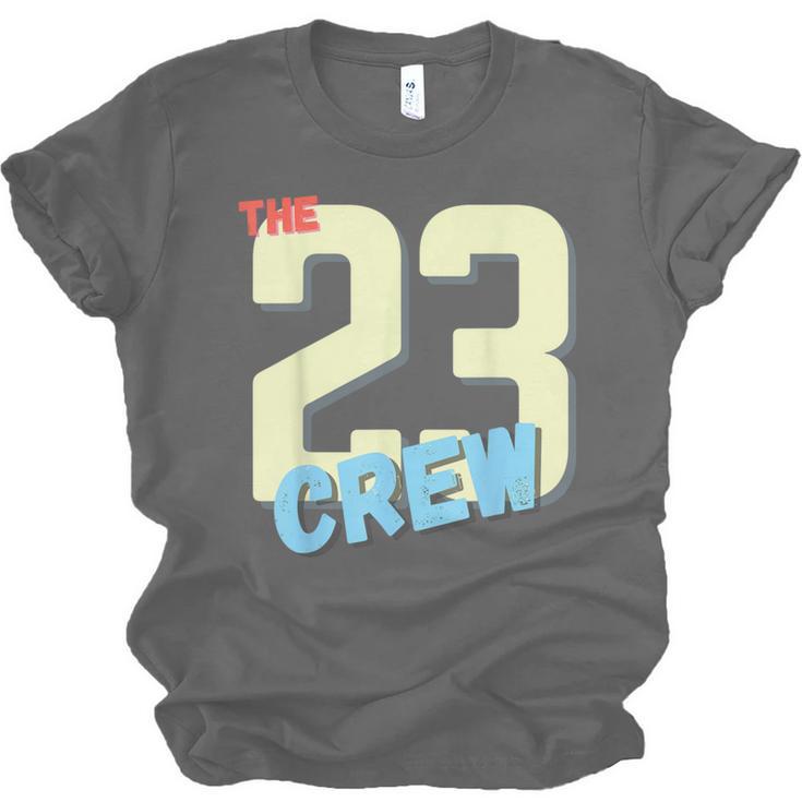 Class Of 2023 Seniors 23 Crew Senior Graduation Idea Unisex Jersey T-Shirt