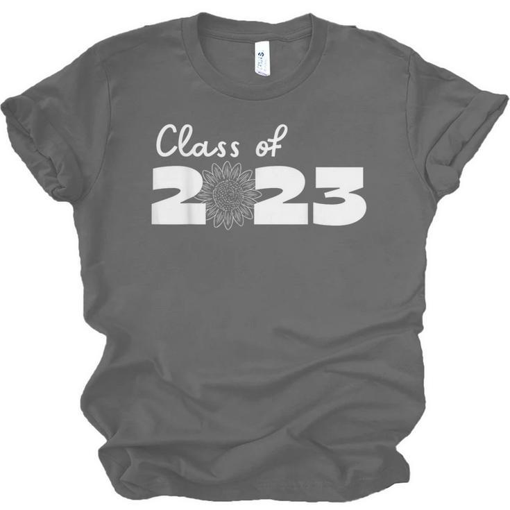 Class Of 2023 Seniors 23 Senior Graduation Idea Flower Unisex Jersey T-Shirt