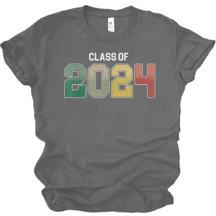Class Of 2024 College High School Graduation Unisex Jersey T-Shirt