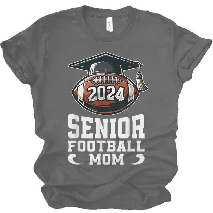 Class Of 2024 Graduation Senior Football Mom 2024 Unisex Jersey T-Shirt
