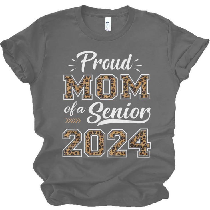 Class Of 2024 Proud Mom Of Senior Class 24 Graduation Unisex Jersey T-Shirt