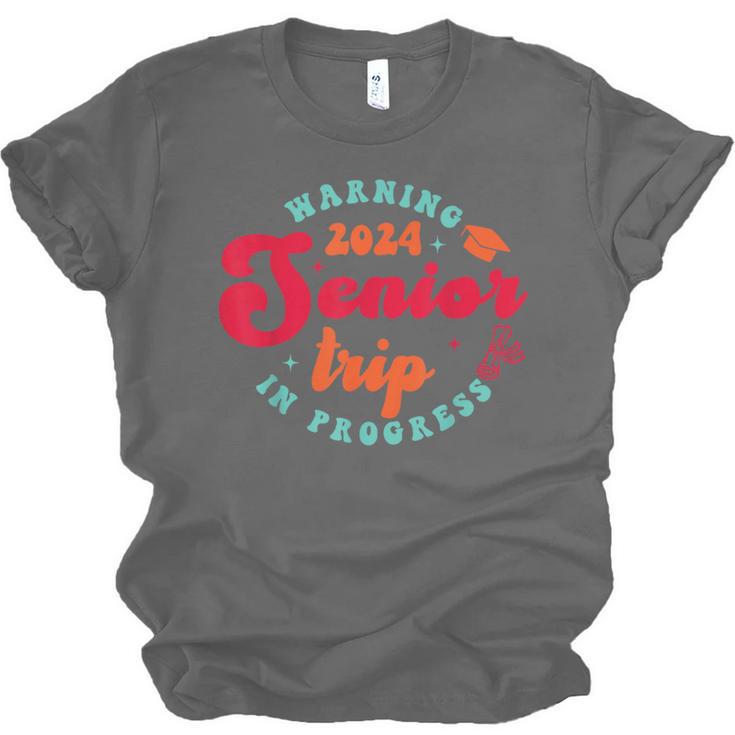 Class Of 2024 Senior Trip In Progress Graduation Trip Unisex Jersey T-Shirt