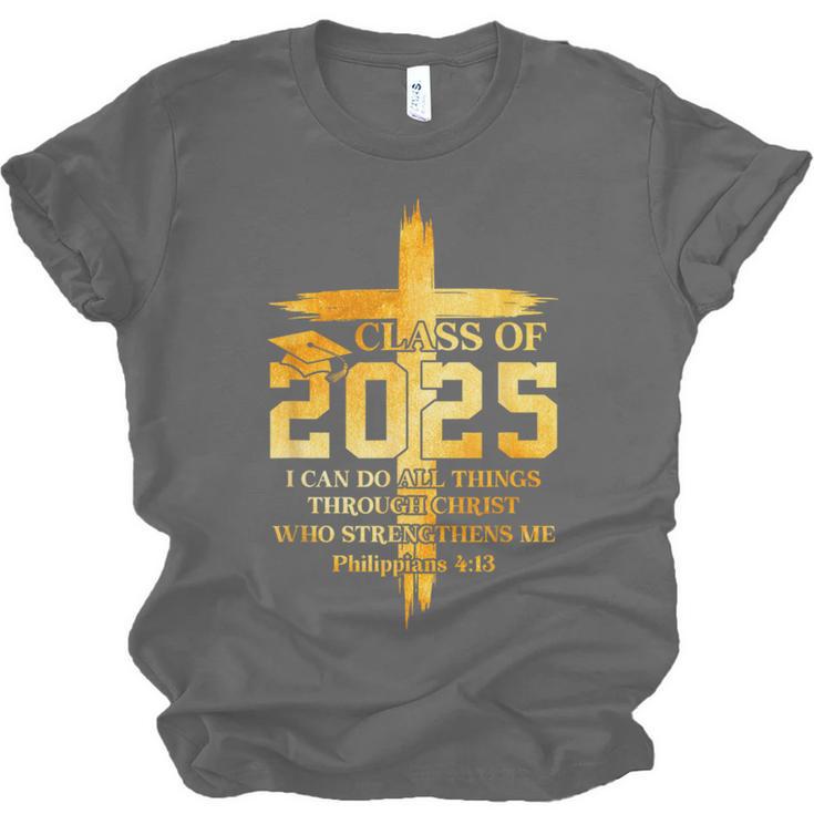 Class Of 2025 Christian Graduation Senior Graduate Men Women Unisex Jersey T-Shirt