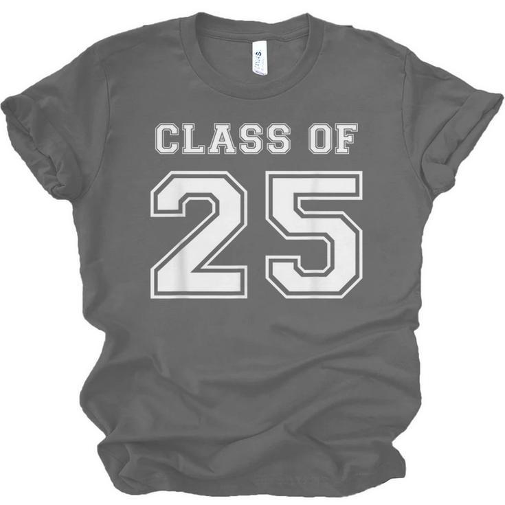 Class Of 2025 Senior Graduation High School Back To School Unisex Jersey T-Shirt