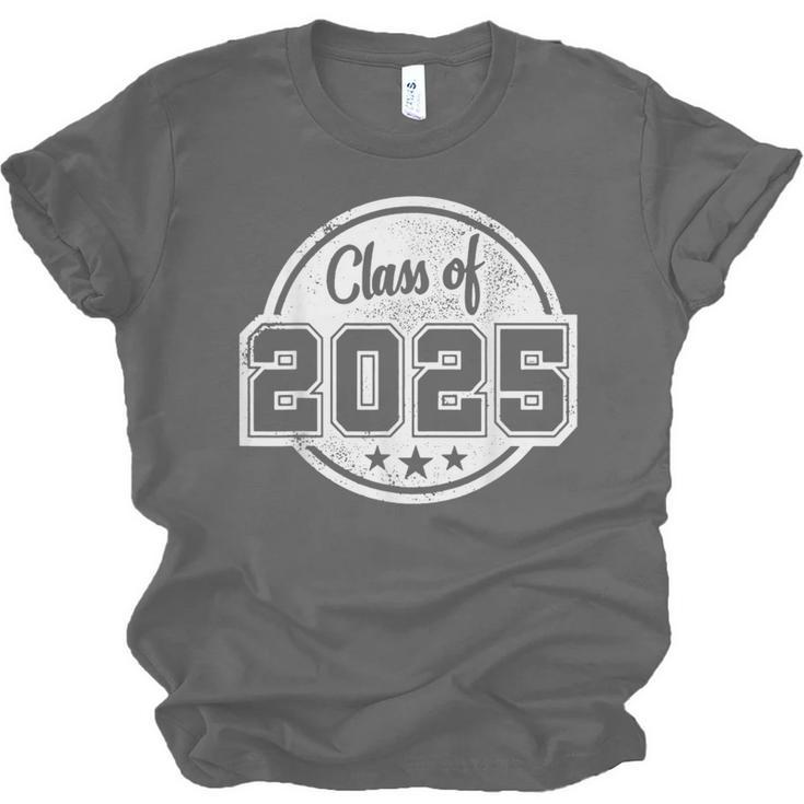 Class Of 2025 Senior School Graduation College Unisex Jersey T-Shirt