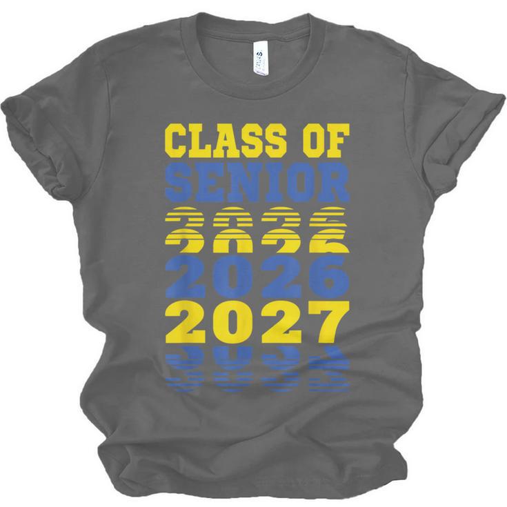 Class Of 2026 2027 Senior Graduation Students Unisex Jersey T-Shirt