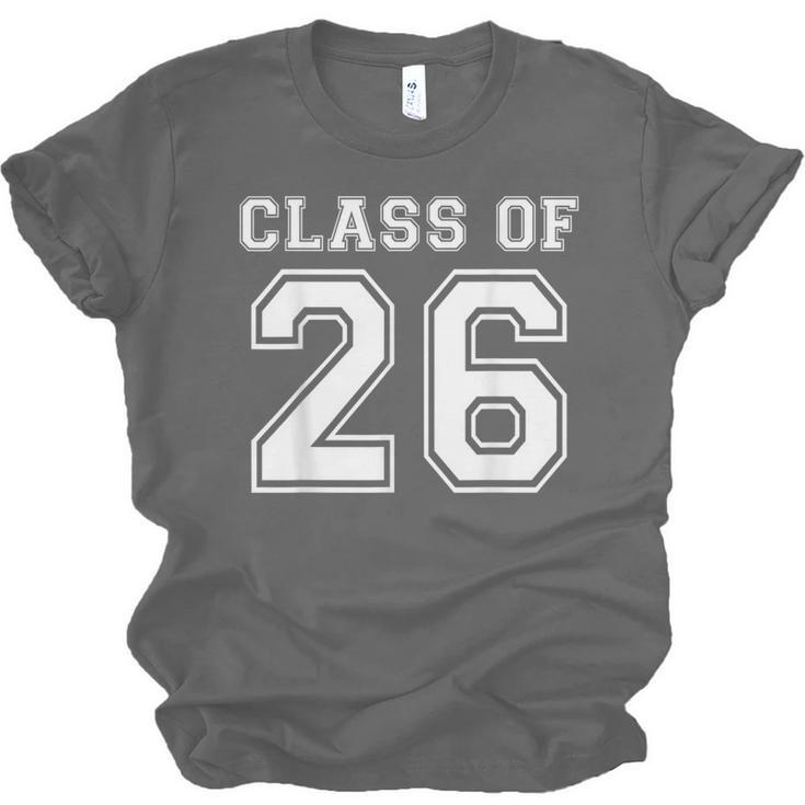 Class Of 2026 Freshman High School Senior Graduation Unisex Jersey T-Shirt
