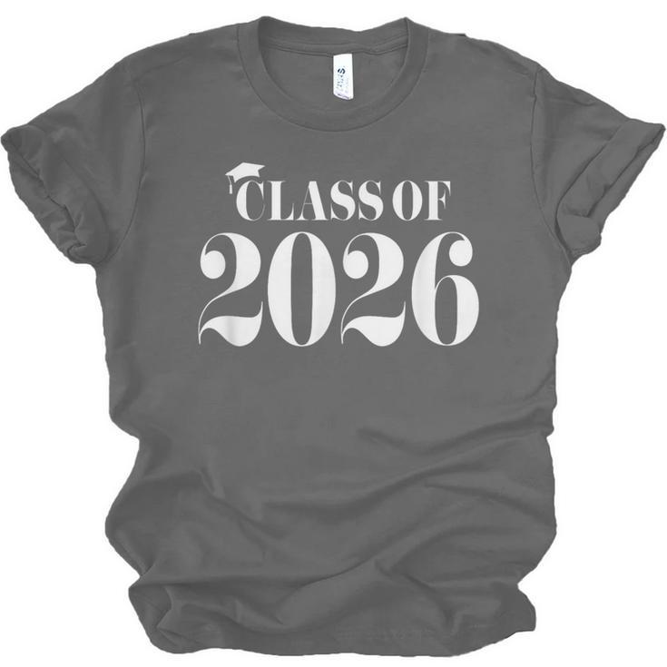 Class Of 2026 High School Senior Graduation Party Vintage Unisex Jersey T-Shirt