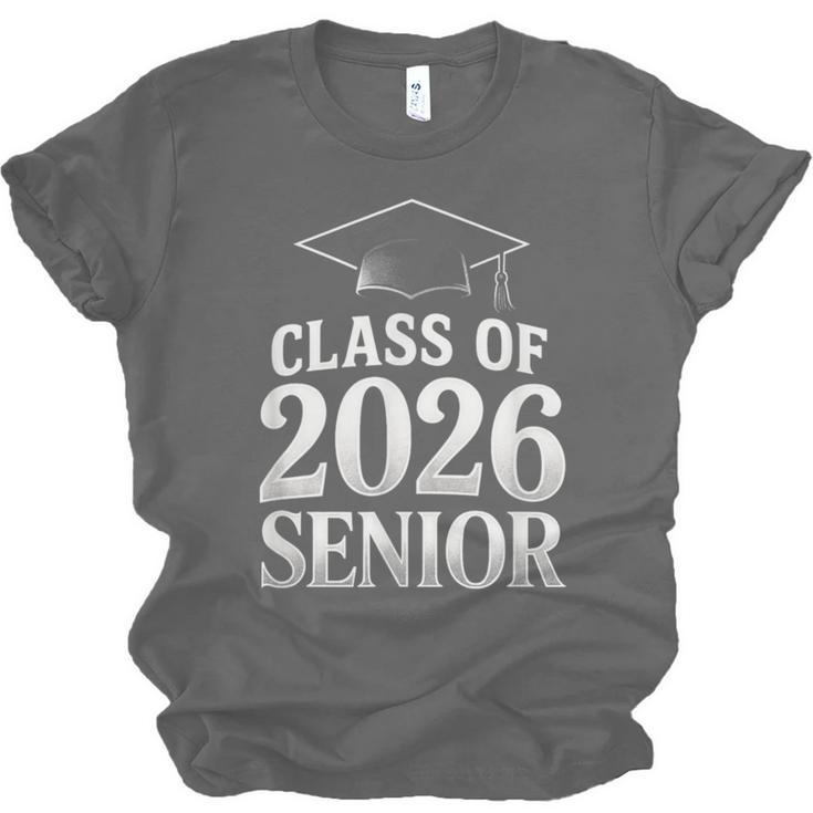 Class Of 2026 Senior Graduation School College Unisex Jersey T-Shirt