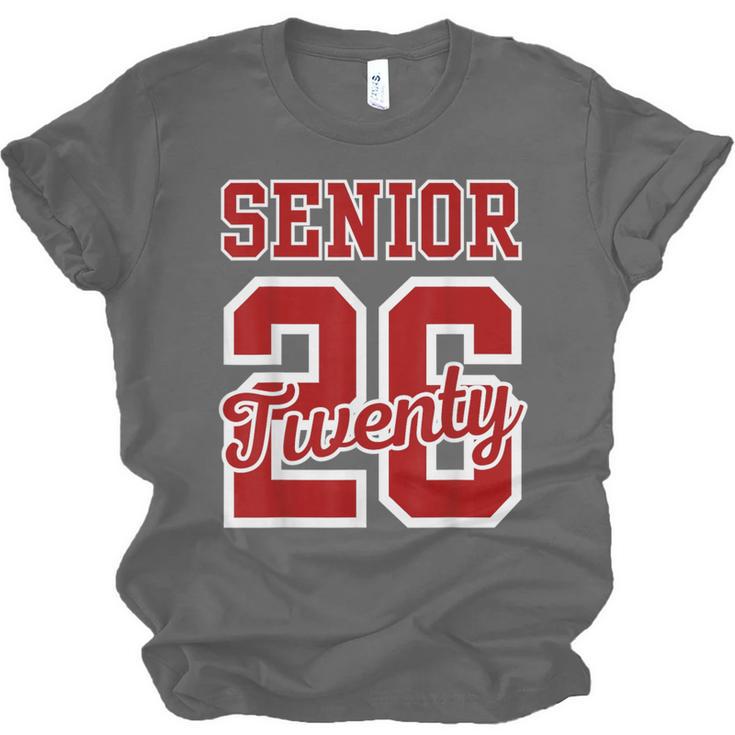 Class Of 2026 Senior 2026 Senior Twenty 26 Graduation Men Unisex Jersey T-Shirt