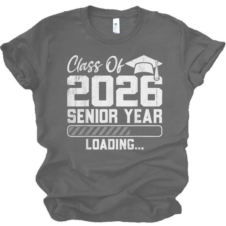 Class Of 2026 Senior Year Loading Countdown Graduation Unisex Jersey T-Shirt