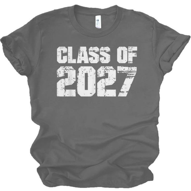 Class Of 2027 High School College Graduation Reunion T-Shirt Unisex Jersey T-Shirt