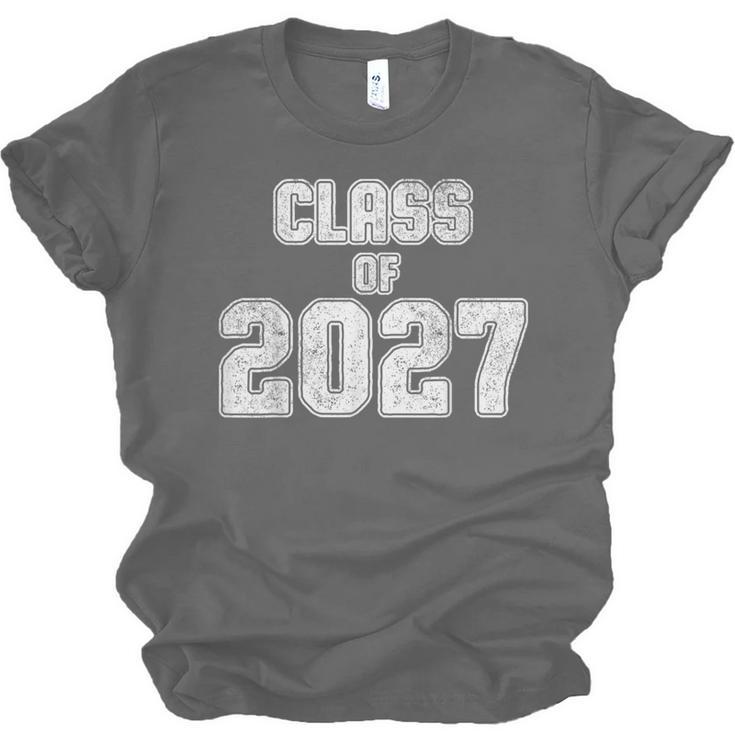 Class Of 2027 Shirt Senior Graduation 2027 Unisex Jersey T-Shirt