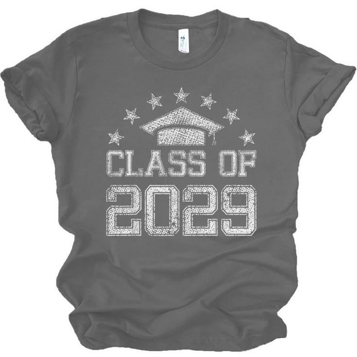 Class Of 2029 Grow With Me Graduation Back To School Unisex Jersey T-Shirt