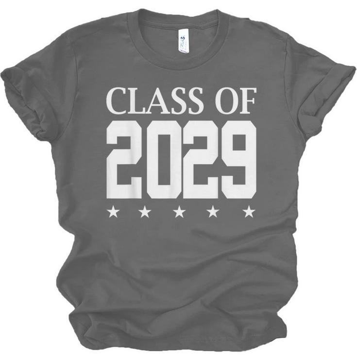 Class Of 2029 School Graduation Graduate s Unisex Jersey T-Shirt