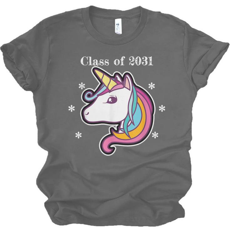 Class Of 2031 Graduation Year UnicornShirt Unisex Jersey T-Shirt