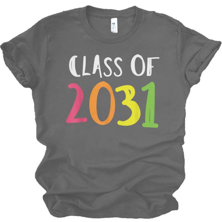 Class Of 2031 Kindergarten Graduation Back To School T-Shirt Unisex Jersey T-Shirt