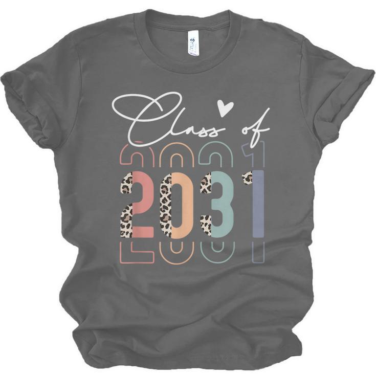 Class Of 2031 School College Retro Graduation Vintage Grad Unisex Jersey T-Shirt