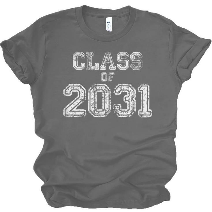 Class Of 2031 Shirts Senior 2031 Graduation Him Her Unisex Jersey T-Shirt