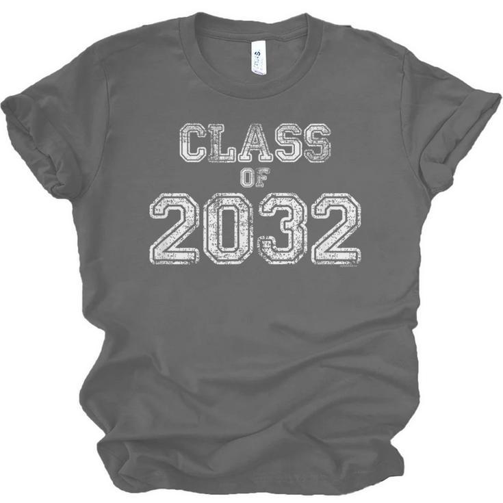 Class Of 2032 Shirt Senior 2032 Graduation Him Her Unisex Jersey T-Shirt
