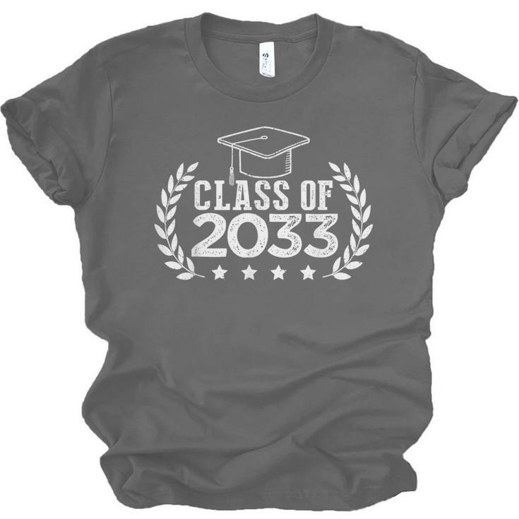 Class Of 2033 Grow With Me Shirt Graduation Kindergarten Unisex Jersey T-Shirt