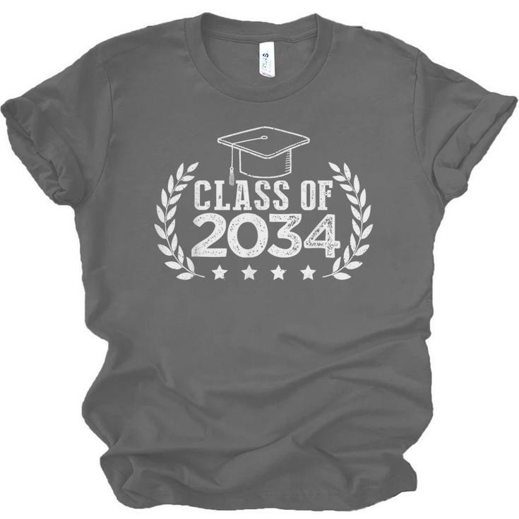 Class Of 2034 Grow With Me Shirt Graduation Kindergarten Unisex Jersey T-Shirt