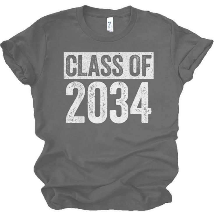 Class Of 2034 Shirt Senior 2034 Graduation Unisex Jersey T-Shirt