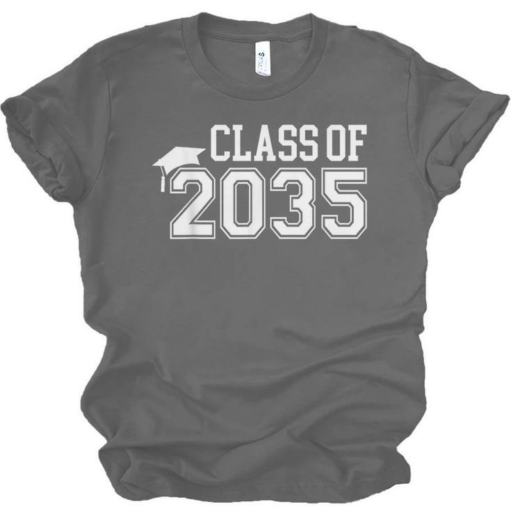 Class Of 2035 Graduation First Day Of School Boys Girls Kids Unisex Jersey T-Shirt