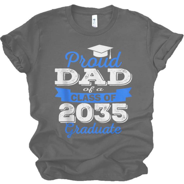 Class Of 2035 Graduation Parents Of Kindergarten Kid Dad Mom Unisex Jersey T-Shirt