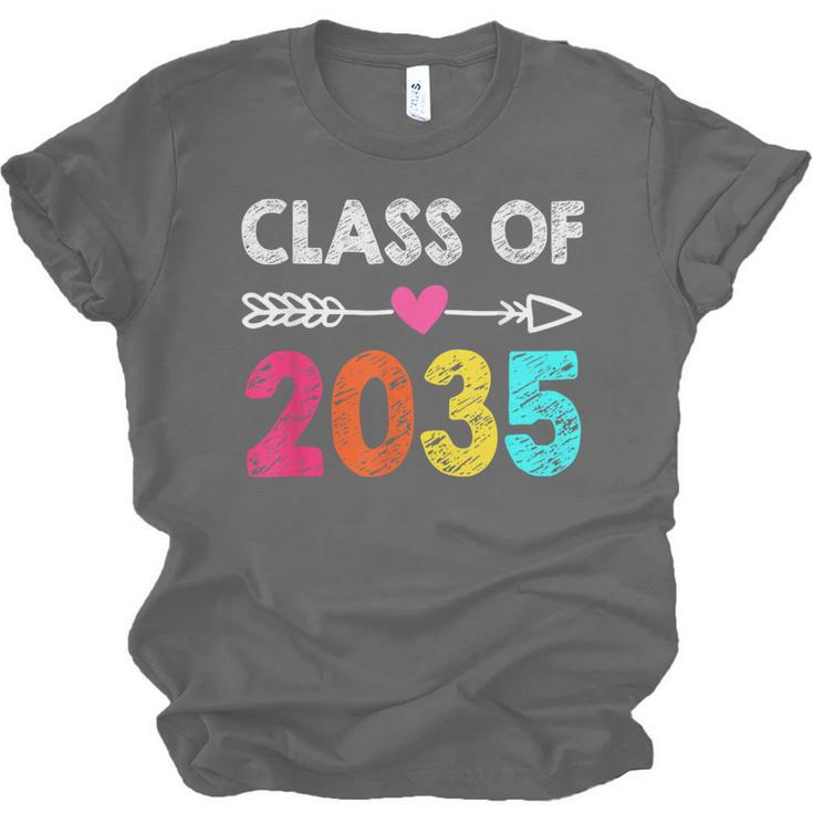 Class Of 2035 Kindergarten Pre K Grow With Me Graduation Unisex Jersey T-Shirt