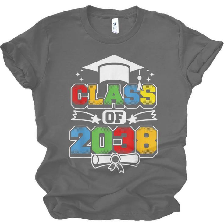 Class Of 2038 First Day Of School & Graduation 2038 Unisex Jersey T-Shirt