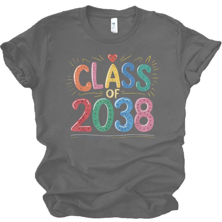 Class Of 2038 Pre K Graduate Preschool Graduation Unisex Jersey T-Shirt