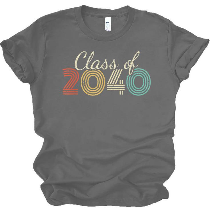 Class Of 2040 Senior Graduate 2040 Graduation Unisex Jersey T-Shirt