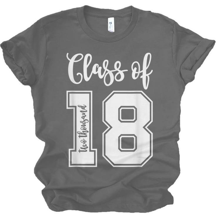Class Of Two Thousand 18 Shirt Graduation T-Shirt Unisex Jersey T-Shirt