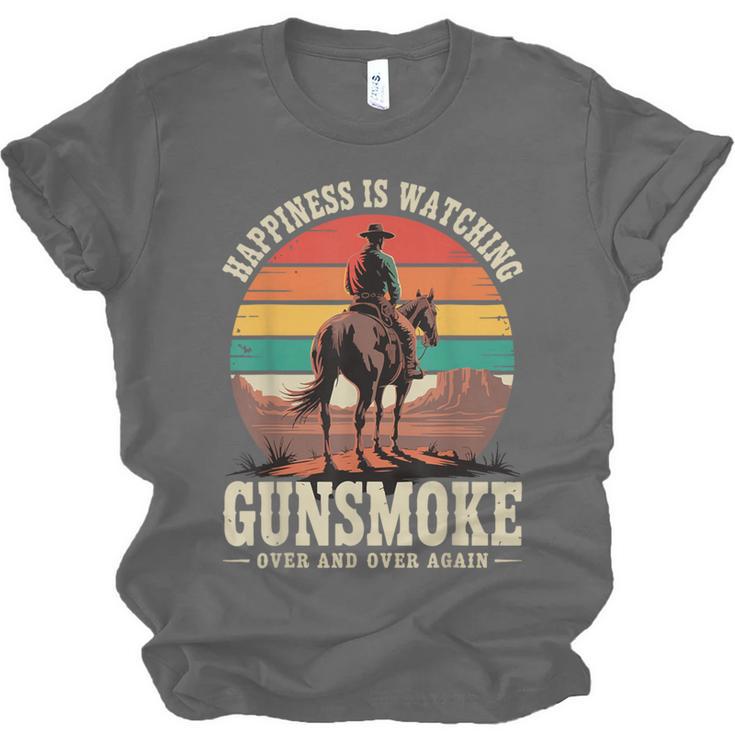 Classic Western Nostalgia Cowboy Sunset Unisex Jersey T-Shirt