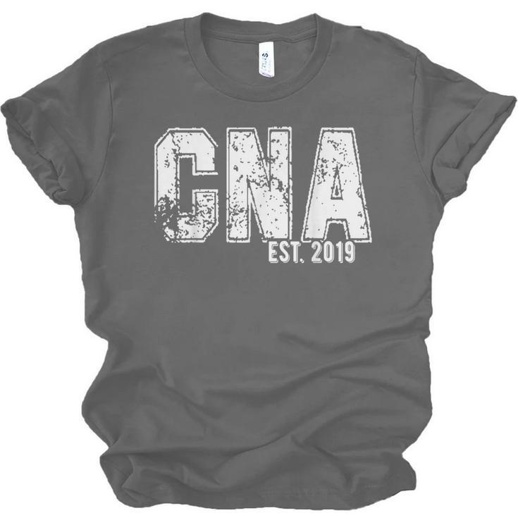CNAs Graduation Shirt CNA Est 2019 Unisex Jersey T-Shirt