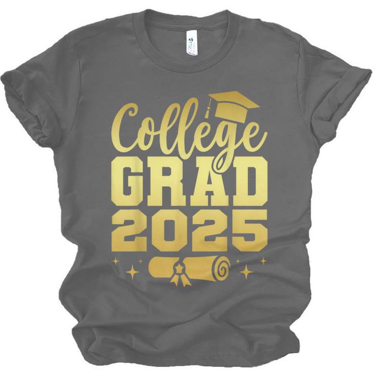 College Grad Class Of 2025 Senior Graduate Graduation Unisex Jersey T-Shirt