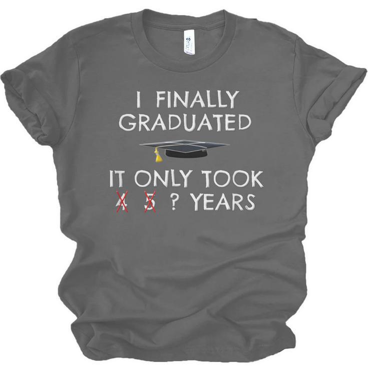 College Graduation Class Of 2021 Finally Graduated Unisex Jersey T-Shirt