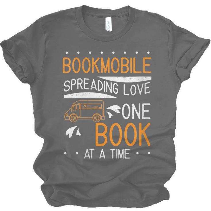 Cool Bookmobile Librarian Spreading Love One Book At A Time Unisex Jersey T-Shirt Cool Bookmobile Librarian Spreading Love One Book At A Time Unisex Jersey T-Shirt
