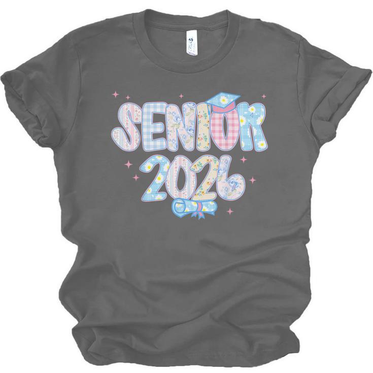 Coquette Senior-Class Of 2026 Preppy Graduation Graduate Unisex Jersey T-Shirt