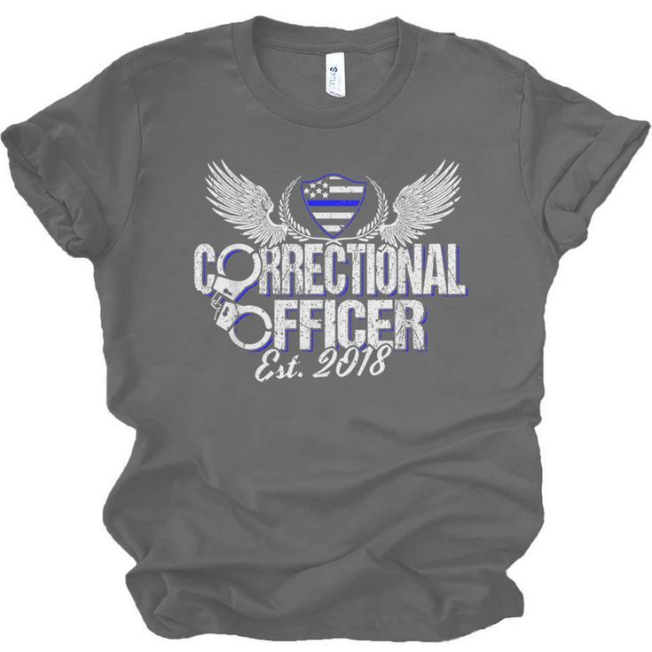 Corrections Officer 2018 Graduation Silver Line T-Shirt Unisex Jersey T-Shirt
