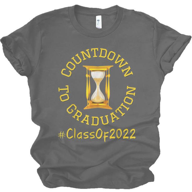 Countdown To Graduation Hourglass Senior Class Of 2022 Unisex Jersey T-Shirt