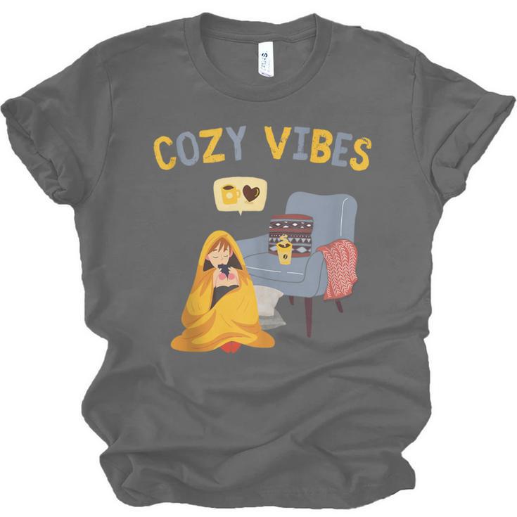 Cozy Vibes Atmospheric Introvert Unisex Jersey T-Shirt Cozy Vibes Atmospheric Introvert Unisex Jersey T-Shirt