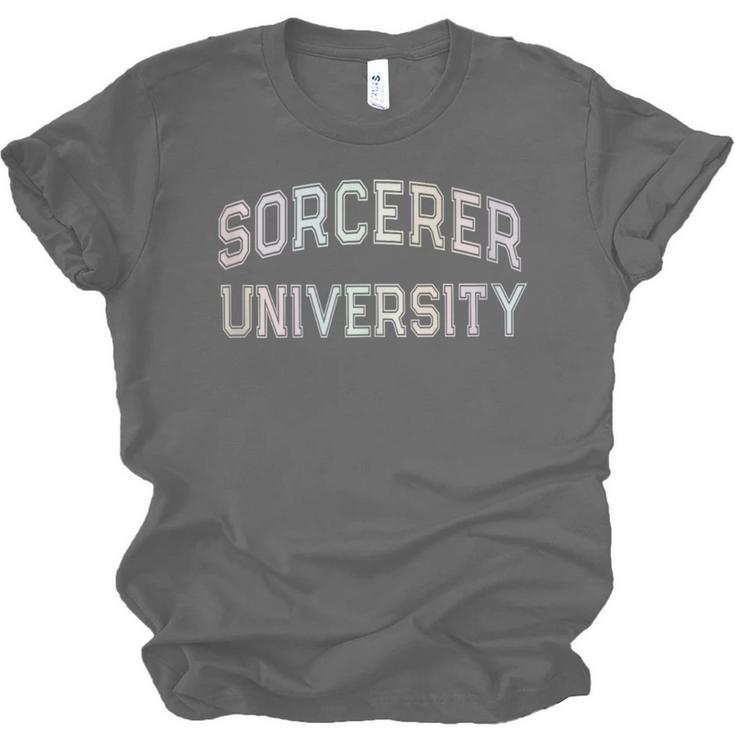 Crazy Sarcastic SORCERER UNIVERSITY Introvert Anti Social Unisex Jersey T-Shirt Crazy Sarcastic SORCERER UNIVERSITY Introvert Anti Social Unisex Jersey T-Shirt
