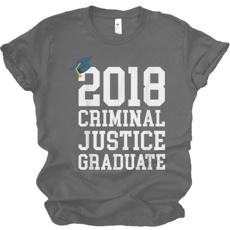 Criminal Justice Major Shirt 2018 Graduate Graduation E Unisex Jersey T-Shirt