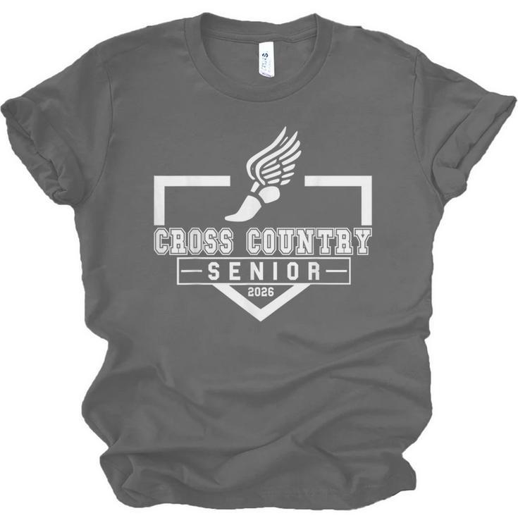 Cross Country Senior Night XC Senior 2026 Graduation 3 Unisex Jersey T-Shirt