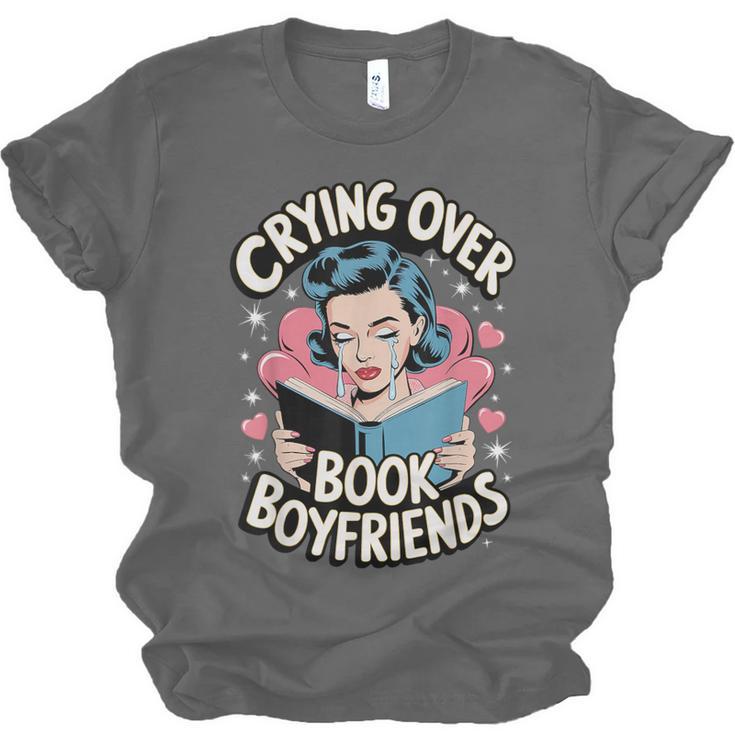 Crying Over Book Boyfriends Unisex Jersey T-Shirt Crying Over Book Boyfriends Unisex Jersey T-Shirt