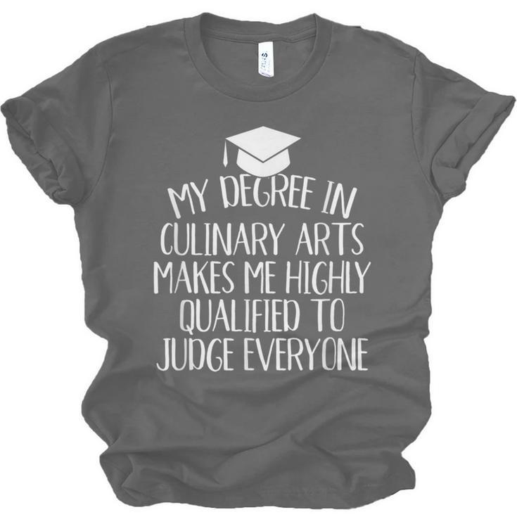 Culinary Arts Major Graduation Unisex Jersey T-Shirt